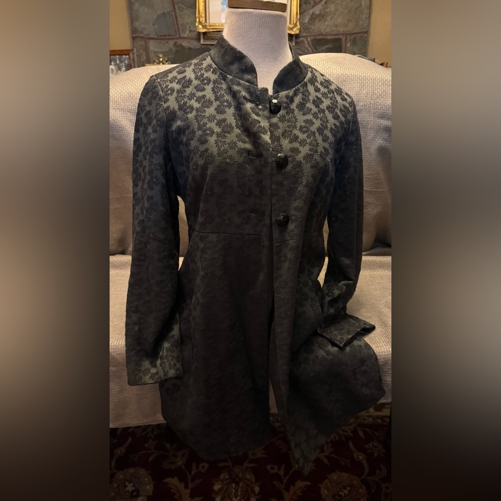 Kimchi Blue Charcoal FloralJacket